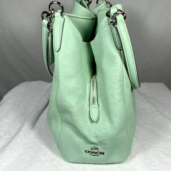 Coach Mint Green Leather Phoebe Shoulder Bag F35723 - Picture 5 of 16